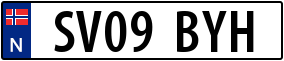 Truck License Plate